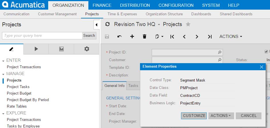 Changing Field Labels in Acumatica