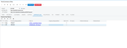 Setup - Shipping Plugins