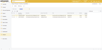 Exporter des quantités d’inventaire Amazon