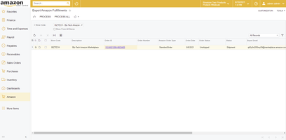 Exporter les exécutions Amazon