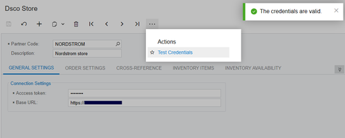 Paramètres généraux
