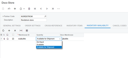 StocksDisponibilité