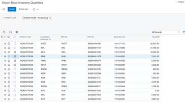 ExportDSCOInventoryQuantity