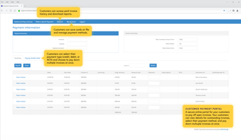 Portail de paiement client intégré à Acumatica