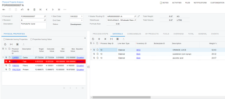 Laboratoire - Analyse des propriétés physiques
