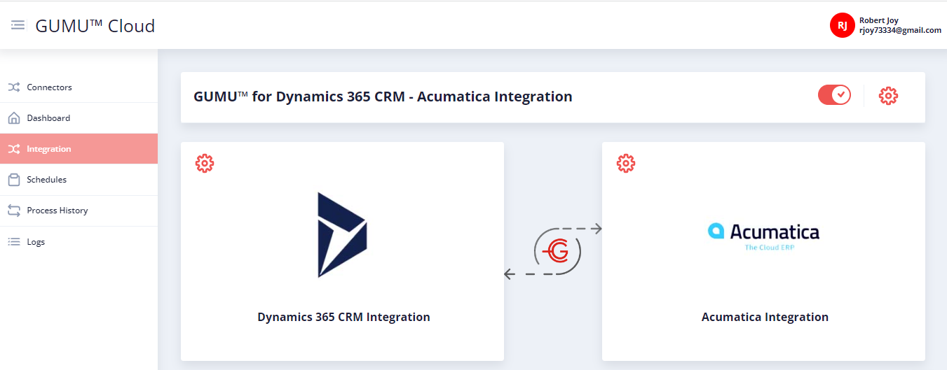 GUMU™ para MS Dynamics 365 - Integración con Acumatica
