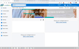 Drag and Drop to personalize dashboards by role