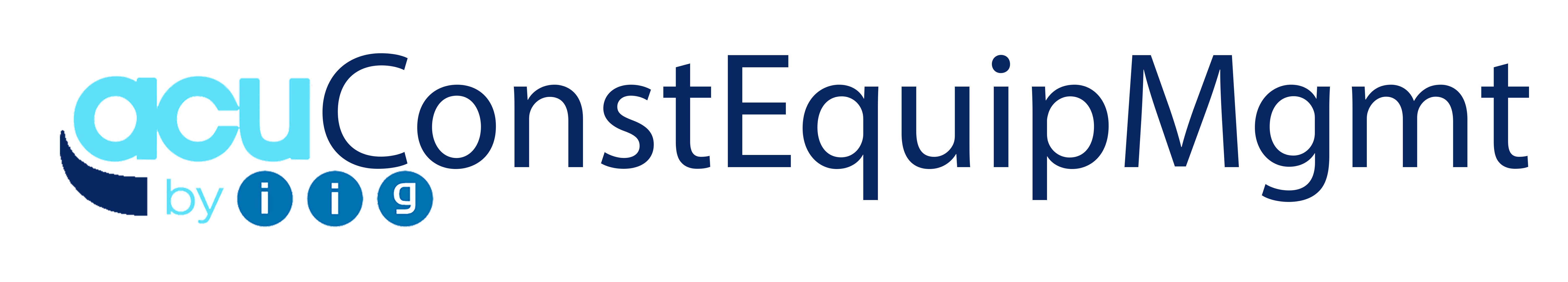 Information Integration Group - AcuConstructionEquipment – Construction Equipment Management