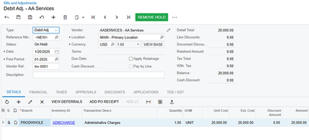 AP Bills