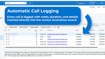 Automatic Call Logging