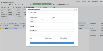 Page de paiement hébergée