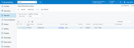 Import ShipHero Orders