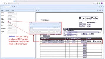 Capture Data From Inbound PO