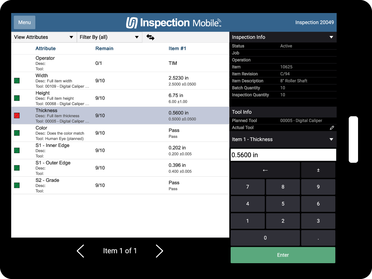 Inspección móvil