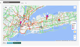 Itinéraires de suivi de la console de gestion