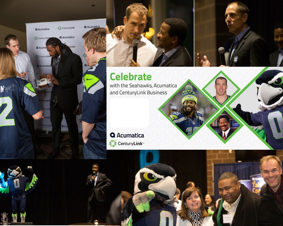 Celebrating Acumatica 5.0 and the Seahawks at CenturyLink Field
