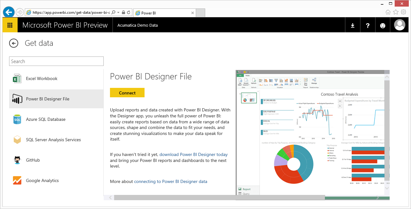 Файл power bi