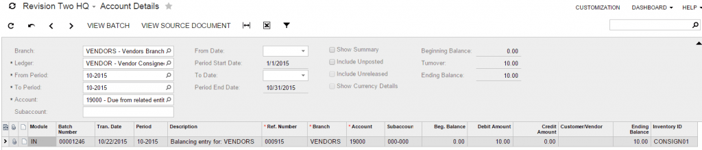 How to Implement Consigned Inventory in Acumatica Cloud ERP Software Step 5: Create Purchase Order (or report) for Vendor(s)