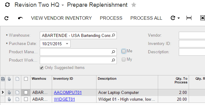 How to Implement Consigned Inventory in Acumatica Cloud ERP Software