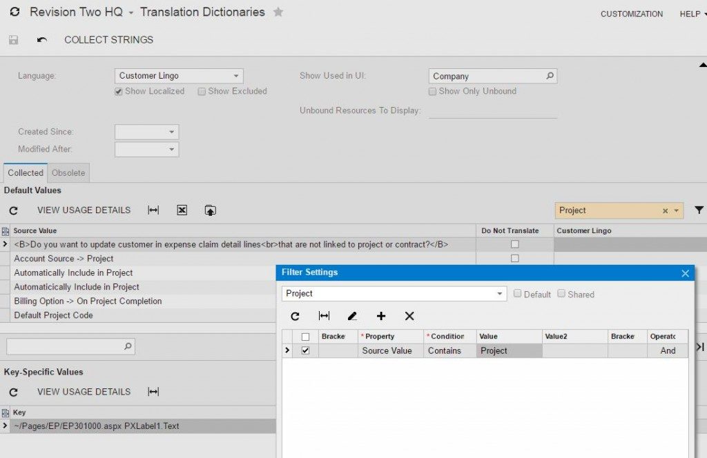 Changing Field Labels in Acumatica