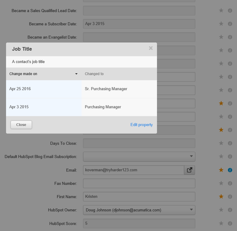 HubSpot Integration with Acumatica