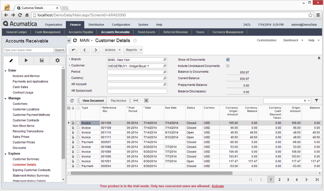 3 new installment invoices are created