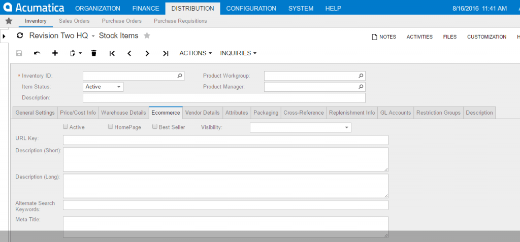 Acumatica ERP - Built for Ecommerce