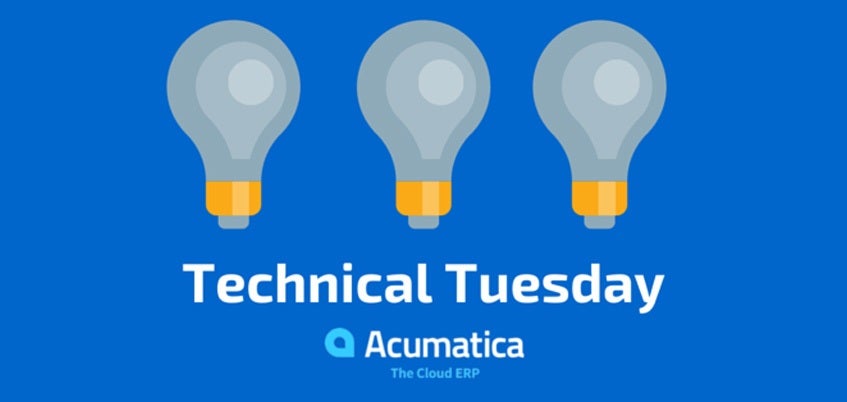 Acumatica's Technical Tuesday