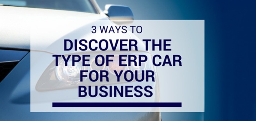 3 Ways to Discover the Type of ERP Car for Your Business