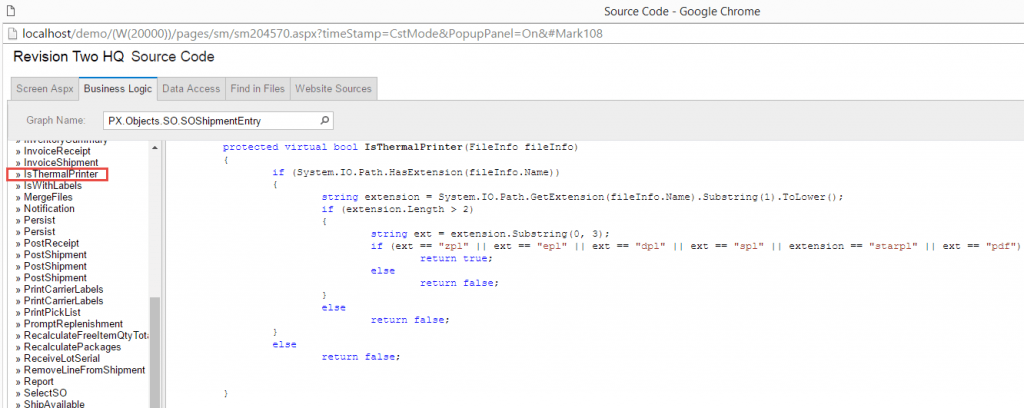 File is directly printable in SO.SOShipmentEntry