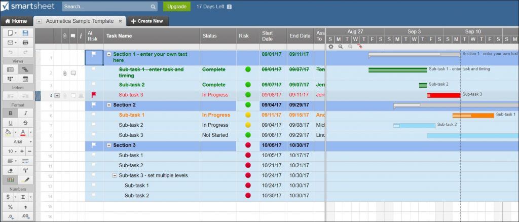 Visual Resource Scheduling Integration with Smartsheet