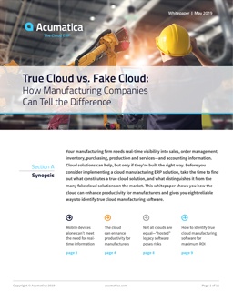 How to Find True Cloud Manufacturing Software