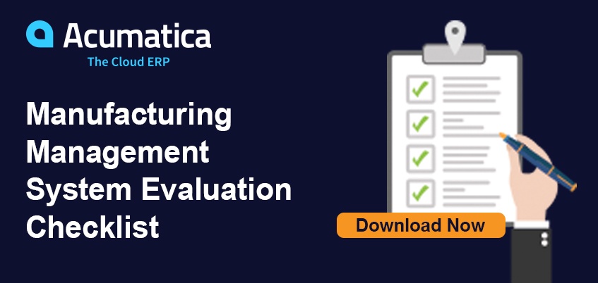 Get Help Comparing Manufacturing ERP Software with this Evaluation Checklist