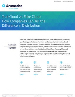 How to find true cloud software for distributors