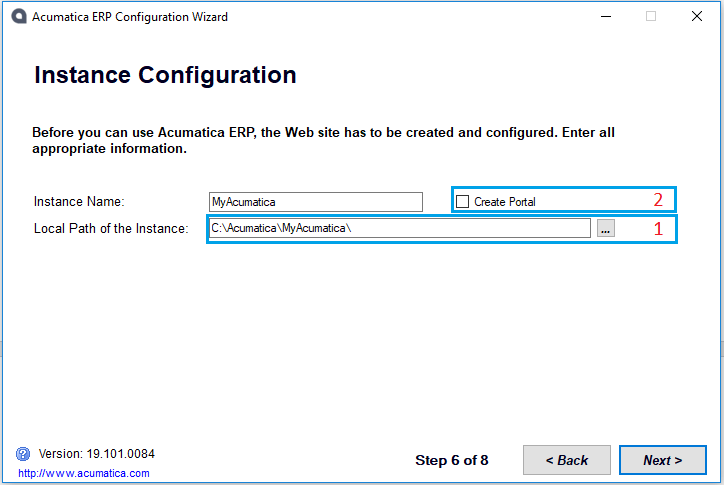 ERP Cloud - Instance Configuration.