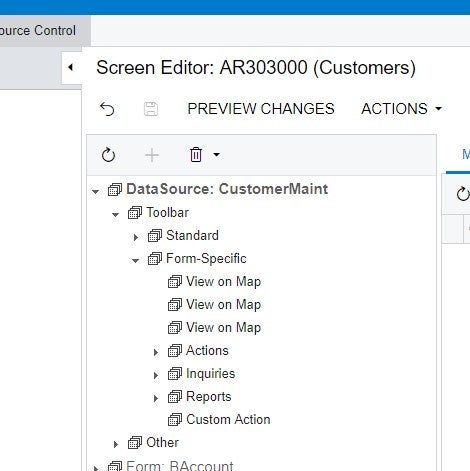 Customization project - expand DataSource - Customer.