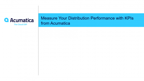 Measure Your Distribution Performance with KPIs from Acumatica