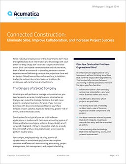 Connected Construction: Eliminate Silos, Improve Collaboration, and Increase Project Success