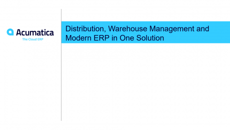 Distribution, Warehouse Management and Modern ERP in One Solution