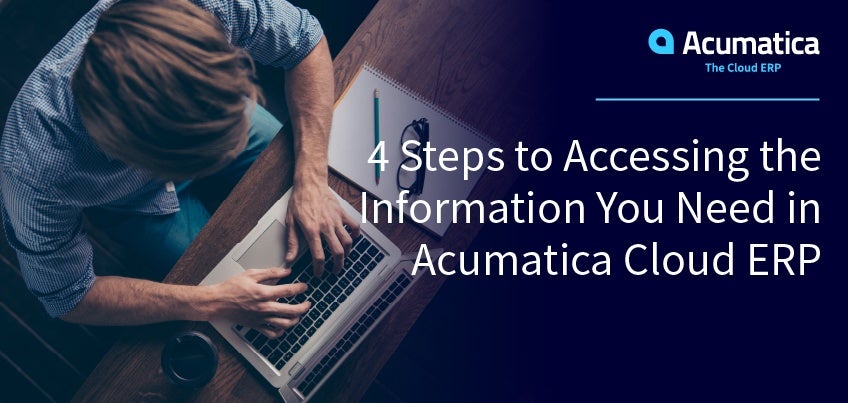 Acumatica Support Acumatica Cloud Erp