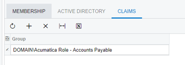 Domain - Acumatica Role - Accounts Payable.