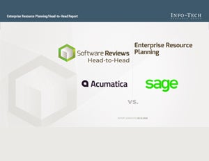 Avis sur les logiciels ERP: Acumatica vs Sage