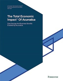 The Total Economic Impact™ Of Acumatica