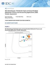 IDC MarketScape: Worldwide SaaS and Cloud-Enabled Midmarket Finance and Accounting Applications 2020 Evaluación de proveedores