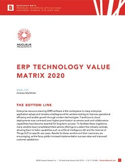 Compare 8 ERP Leaders Side-by-Side