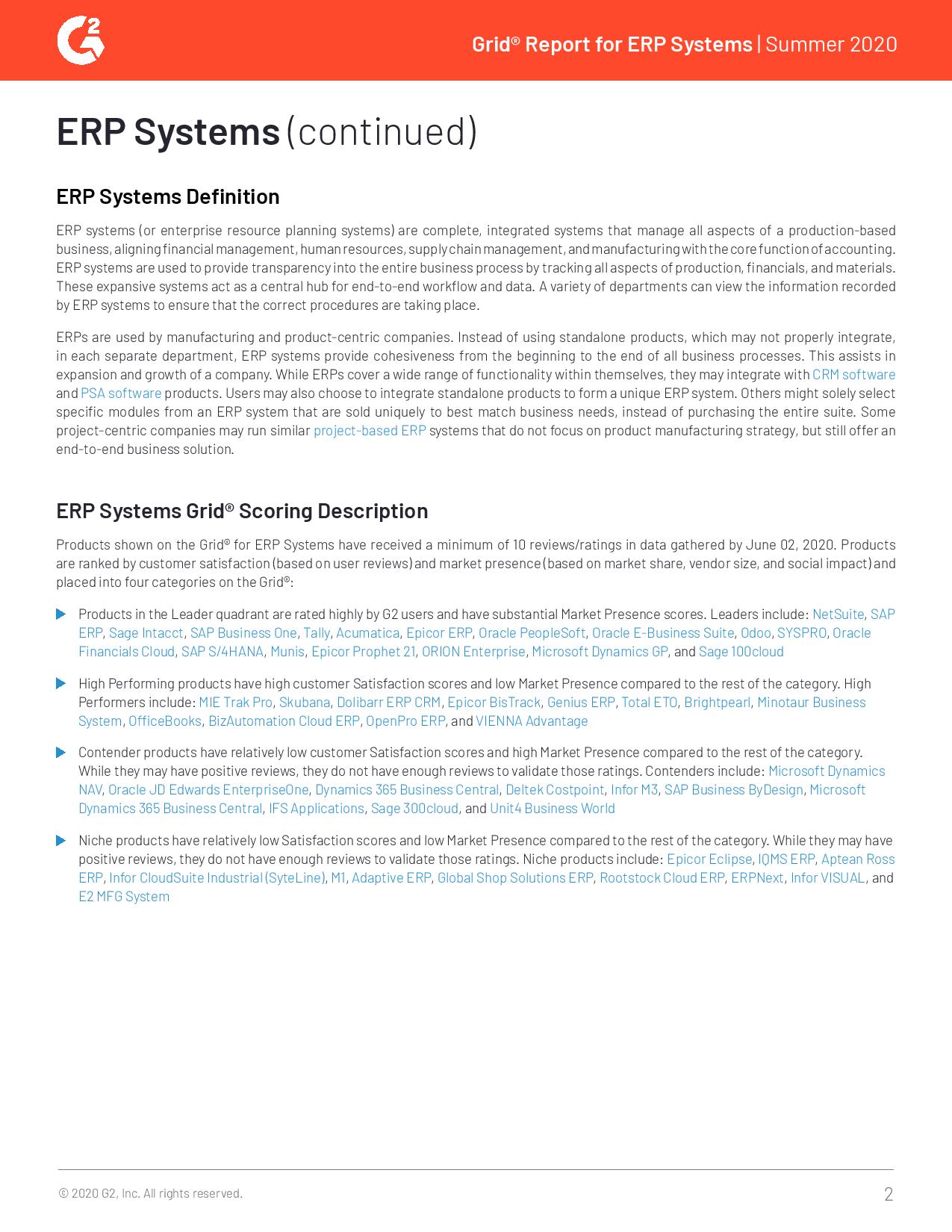 ERP Leaders Side-by-Side: Which Vendor Is Best for Your Business?, page 0