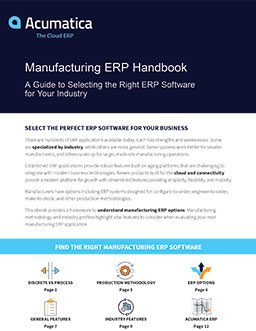 The Manufacturing ERP Guide