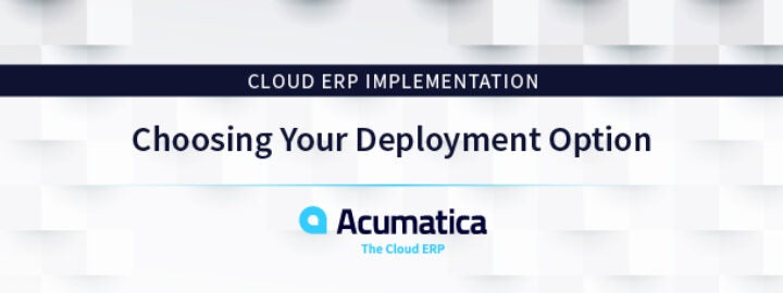 Mise en œuvre d'un ERP en nuage : Choisir votre option de déploiement