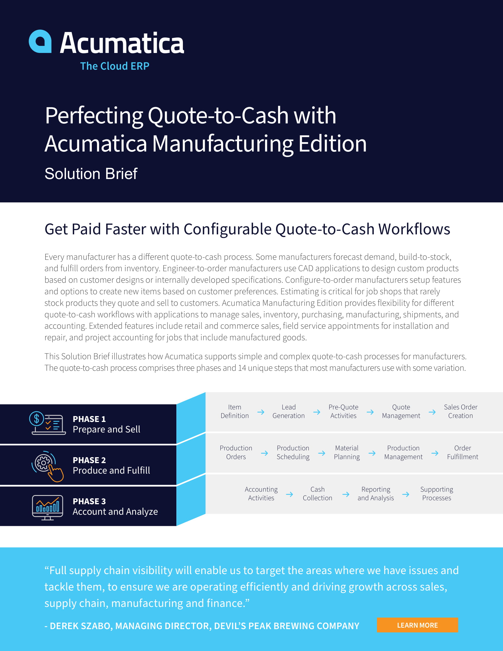 Improve Manufacturing Cash Flow with a Flexible and Automated ERP Application, page 0