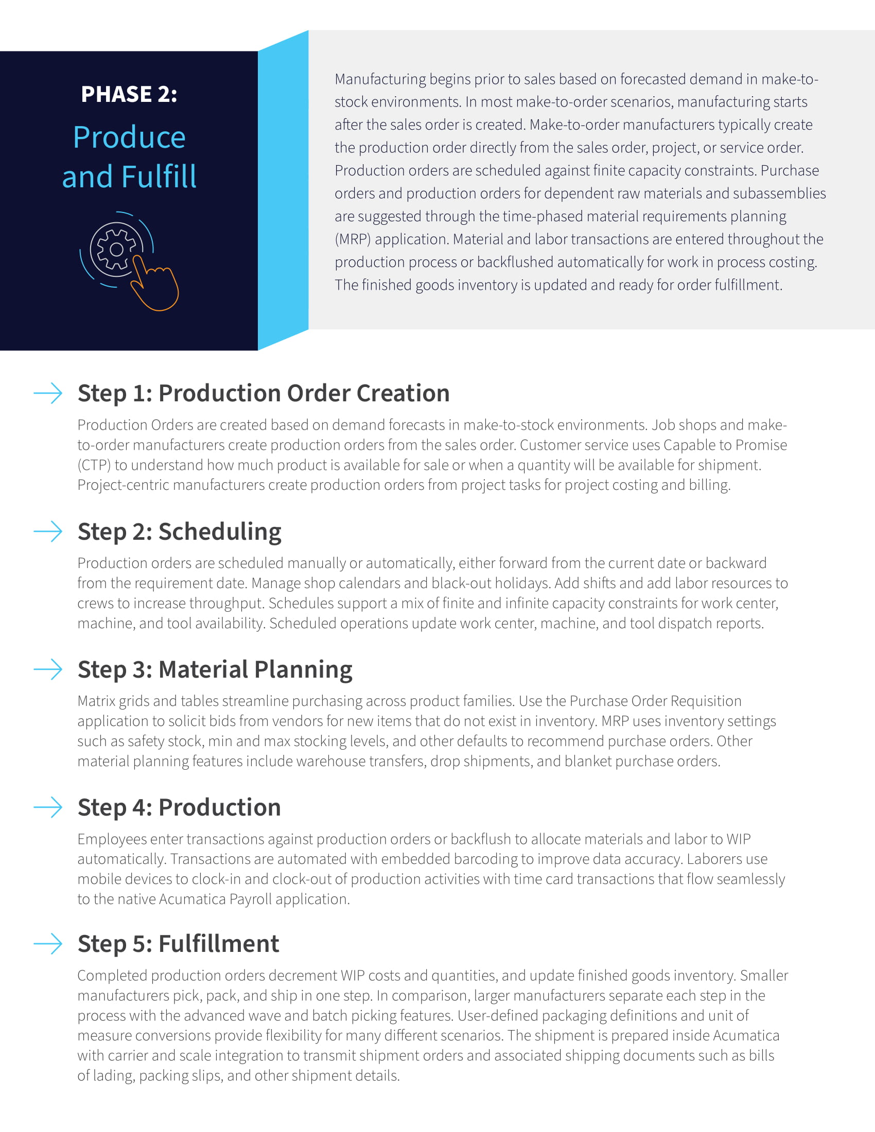 Improve Manufacturing Cash Flow with a Flexible and Automated ERP Application, page 2